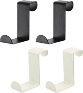 Wieszaki łazienkowe - sztuki stalowych haczyków na drzwi – wieszak na ręczniki kuchenne, wieszak na drzwi, dwustronny wieszak na ręczniki i ubrania na drzwi 2 cm lub 4 cm - miniaturka - grafika 1