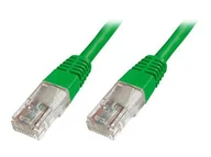Kable miedziane - DIGITUS CAT 5e U-UTP patch cable PVC AWG 26/7 length 15m color green - miniaturka - grafika 1