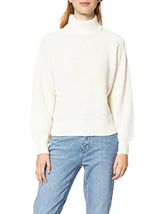 Noisy may Damski sweter Nmtimmy L/S z wysokim kołnierzem Noos, Sugar Swizzle/, M - Swetry damskie - miniaturka - grafika 1
