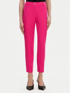 Maryley Spodnie materiałowe 25EB52Z/M24/43AL Różowy Regular Fit - Spodnie damskie - miniaturka - grafika 1