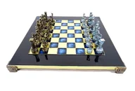 Gry planszowe - Szachy Metalowe Mitologia Greków I Rzymian Manopoulos 28X28 - miniaturka - grafika 1