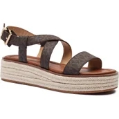 Sandały damskie - Michael Kors Sandały LYNN | z dodatkiem skóry - miniaturka - grafika 1