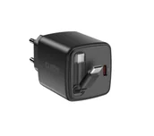 Ładowarki do telefonów - SBS TETRRET45WK GaN 45W Z USB-C Czarny - miniaturka - grafika 1