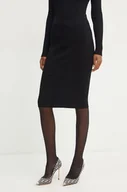 Spódnice - Guess spódnica ISABELLA kolor czarny midi ołówkowa W4BD52 Z3HP2 - miniaturka - grafika 1