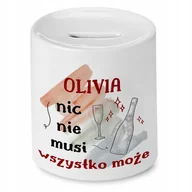 Skarbonki - Skarbonka Dla Olivii Idealny Imieniny Prezent z Nadrukiem ze Zdjęciem - miniaturka - grafika 1