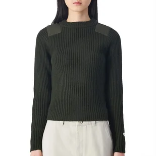 Bluza Champion Crewneck Sweater 117495-GS508 - zielona - Bluzy damskie - miniaturka - grafika 1