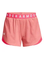 Spodnie sportowe damskie - Under Armour Szorty sportowe w kolorze jasnoróżowym - miniaturka - grafika 1