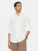 Koszule męskie - Guess Koszula M5GH85 WH831 Biały Regular Fit - miniaturka - grafika 1