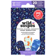 Inne akcesoria do pielęgnacji dzieci - Wild Stripes Kids Sensitive, plastry dla dzieci, Space, 20 sztuk - miniaturka - grafika 1