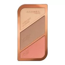 Rimmel Paletka do Do konturowania twarzy twarzy 002 Coral glow 18,5g 3614221105450 - Bronzery i konturowanie twarzy - miniaturka - grafika 1