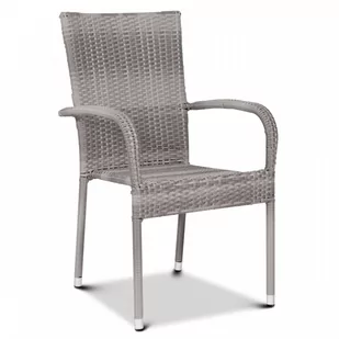 Krzesło z technorattanu Fiesta : Kolor - Grey kod: BK-003986 - Fotele i krzesła ogrodowe - miniaturka - grafika 1