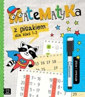 Książki edukacyjne - Matematyka z pisakiem dla klas 1-3 Piszę i zmazuję Praca zbiorowa - miniaturka - grafika 1