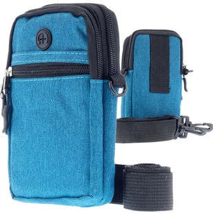 BAG MĘSKI NA RAMIĘ DO PASKA SASZETKA SPORTOWA MIEJSKA ORGANZER NIEBIESKA - Nerki BAG MĘSKI NA RAMIĘ DO PASKA SASZETKA SPORTOWA MIEJSKA ORGANZER NIEBIESKA - Nerki - miniaturka - grafika 1