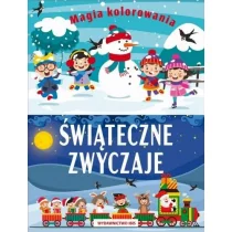 Świąteczne zwyczaje. Magia kolorowania - Książki edukacyjne - miniaturka - grafika 2