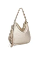 Torebki damskie - Stylowa Damska Torebka Złota Shopper Plecak 2w1 Na Ramię LUIGISANTO - miniaturka - grafika 1