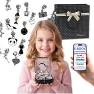 Biżuteria dla dzieci - ZESTAW DO TWORZENIA BRANSOLETEK I NASZYJNIKÓW PREZENT DLA DZIEWCZYNKI CÓRKI NA ŚWIĘTA + EBOOK-2 - miniaturka - grafika 1