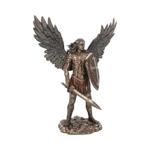 Figura SAINT MICHAEL (35,5 cm) Archanioł Michał - Figurki dekoracyjne - miniaturka - grafika 1