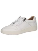 Trampki damskie - Caprice Skórzane sneakersy w kolorze białym - miniaturka - grafika 1