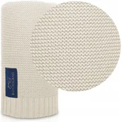 Kołdry i poduszki dla dzieci - BL Kocyk bambus Paris ecru - miniaturka - grafika 1