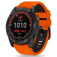 Akcesoria do smartwatchy - Pasek do GARMIN FENIX 5 / 6 / 6 PRO / 7 Tech-Protect IconBand pomarańczowo-czarne - miniaturka - grafika 1