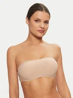 Biustonosze - Chantelle Biustonosz bezfiszbinowy Soft Stretch C16A30 Beżowy - miniaturka - grafika 1