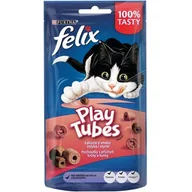 Przysmaki dla kotów - FELIX Play Tubes indyk i szynka 50 g - miniaturka - grafika 1