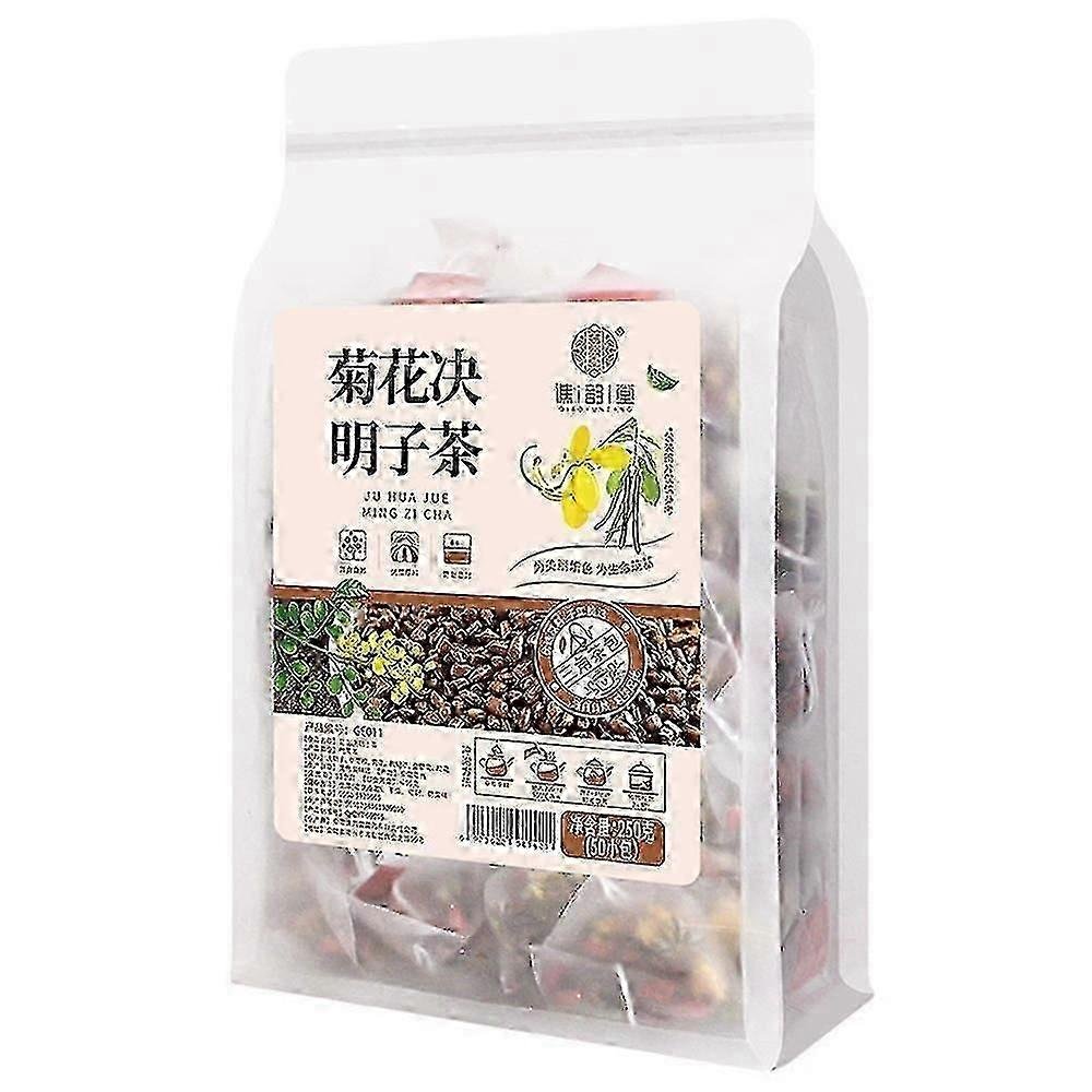 Herbata z nasion chryzantemy Cassia 250g 50 torebek Mieszanka herbat ziołowych dla wsparcia wzroku Hipotensyjne obniżające poziom lipidów Zdrowie W...