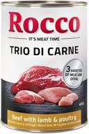 Mokra karma dla psów - Zestaw Rocco Classic Trio di Carne, 24 x 400 g - Wołowina, jagnięcina i drób Dostawa GRATIS! - miniaturka - grafika 1