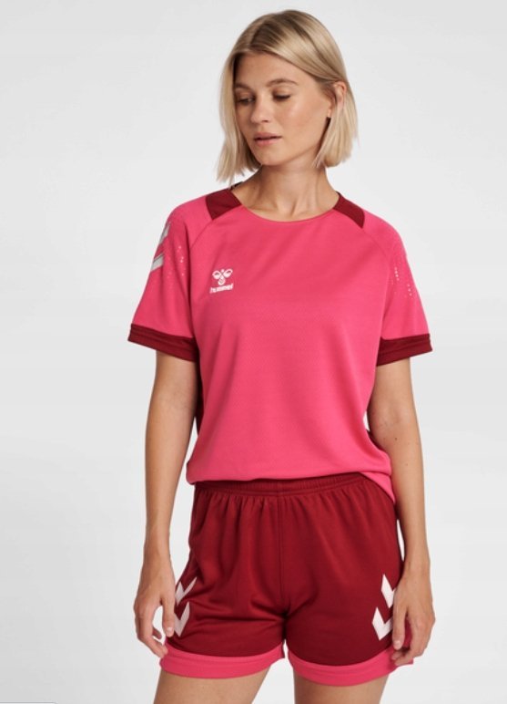 HUMMEL T-SHIRT SPORTOWY DAMSKI RÓŻOWY XS 2Z9D5_D*