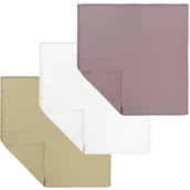 Pieluchy - PIELUSZKI ULEWAJKI MUŚLINOWE 30 x 30 cm BAWEŁNA 3 SZTUK PRODUKT POLSKI - miniaturka - grafika 1