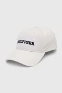 Czapki męskie - Tommy Hilfiger czapka z daszkiem kolor szary z aplikacją - miniaturka - grafika 1