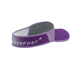 COMPRESSPORT Daszek biegowy VISOR ULTRALIGHT lilac/white - Czapki i chusty sportowe damskie - miniaturka - grafika 7