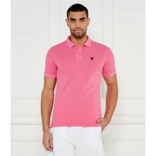 Guess Underwear Polo Slim Fit - Koszule męskie - miniaturka - grafika 1
