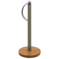 Suszarki do naczyń - Kassel Uchwyt na ręczniki papierowe , drewno bambusowe, szary, 15 x 15 x 35 cm 93610 - miniaturka - grafika 1