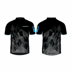Haibike Haibike Męski wielofunkcyjny T-shirt męski czarny czarny/niebieski S 9505200936 - Koszulki męskie - miniaturka - grafika 1