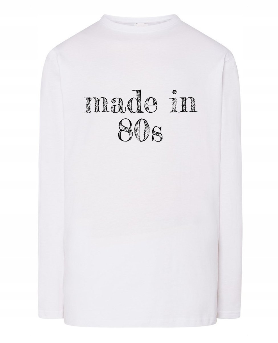 Longsleeve męski Made in 80s Urodzony w latach 80 tych r.XL
