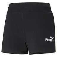 Spodenki damskie - PUMA PUMA Damskie szorty Ess 4 Sweat Shorts Tr czarny Puma Black m 586824 - miniaturka - grafika 1