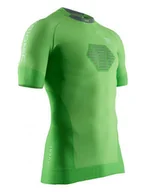 Koszulki sportowe męskie - X-Bionic Koszulka w kolorze zielonym do biegania - miniaturka - grafika 1