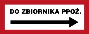 BC137 DO ZBIORNIKA PPOŻ. W PRAWO, KS - FOLIA PODŁOGOWA FOTOLUMINESCENCYJNA; (360X140MM) - Systemy ekspozycyjne i znaki informacyjne - miniaturka - grafika 1