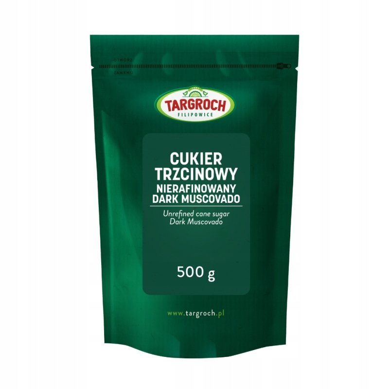 Targroch Cukier trzcinowy nierafinowany 500 g dark