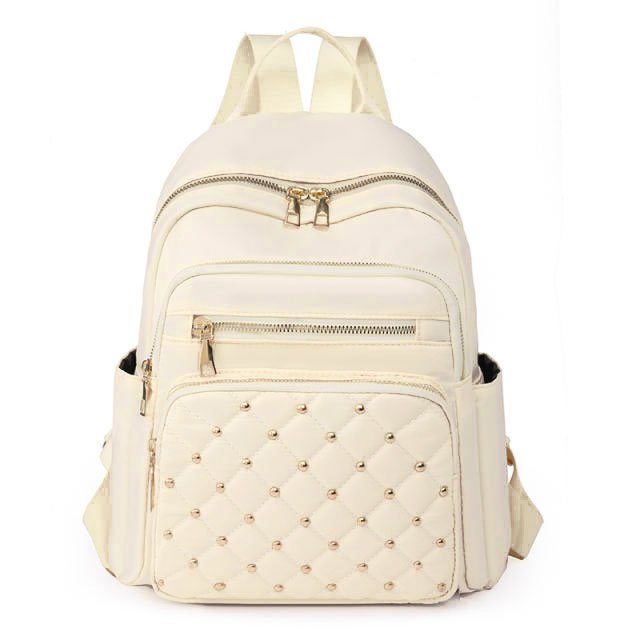 Alessio PLECAK damski POJEMNY miejski szkolny PIKOWANY torba QUILTED