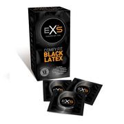 Prezerwatywy - EXS Comfy Fit Black Latex Condoms prezerwatywy z czarnego lateksu 12szt. primavera-5027701000264 - miniaturka - grafika 1