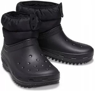 Damskie Buty Zimowe Ocieplane Śniegowce Crocs Classic Neo Puff Shorty 34-35 - Śniegowce damskie - miniaturka - grafika 1