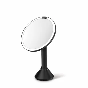 Lustro z czujnikiem sensor z kontrolą natężenia światła, czarny mat kod: ST3064 - Lusterka do makijażu - miniaturka - grafika 1