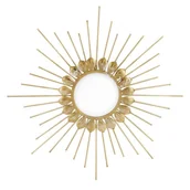 Lustra - Lustro dekoracyjne metalowe dekoracja ścienna 90x90 137362 - miniaturka - grafika 1