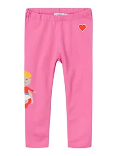 Bestseller A/s NMFLIVA BRU legginsy dresowe, Pink Cosmos, 98 cm - Legginsy - miniaturka - grafika 1