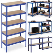 Szafy i regały magazynowe - REGAŁ magazynowy metalowy 180x90x40cm HIGHER 175kg niebieski - miniaturka - grafika 1