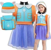 Stroje karnawałowe - STRÓJ PRZEBRANIE KOSTIUM PSI PATROL EVEREST 98 104 PLECAK CZAPKA SUKIENKA - miniaturka - grafika 1