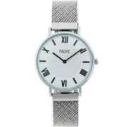 Zegarki damskie - Srebrny damski zegarek z bransoleta mesh PACIFIC X6177-01 - miniaturka - grafika 1
