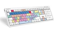 Klawiatury - Logickeyboard LKB-PPROCC-CWMU-DE klawiatura Biuro USB QWERTZ Niemiecki Biały LKB-PPROCC-CWMU-DE - miniaturka - grafika 1